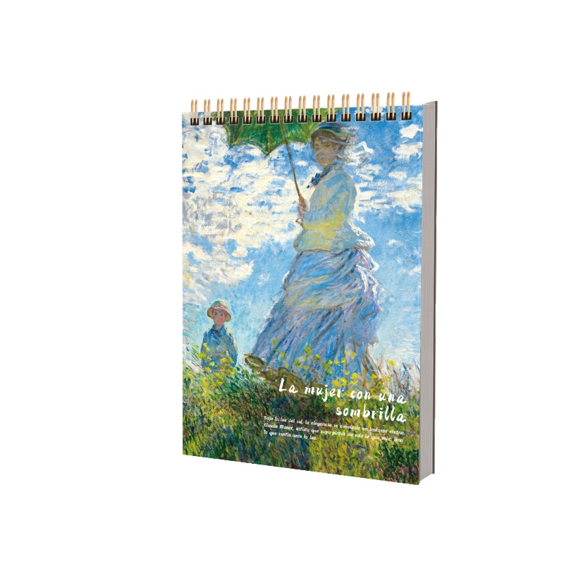 Monet Painting Cover Sketchbook