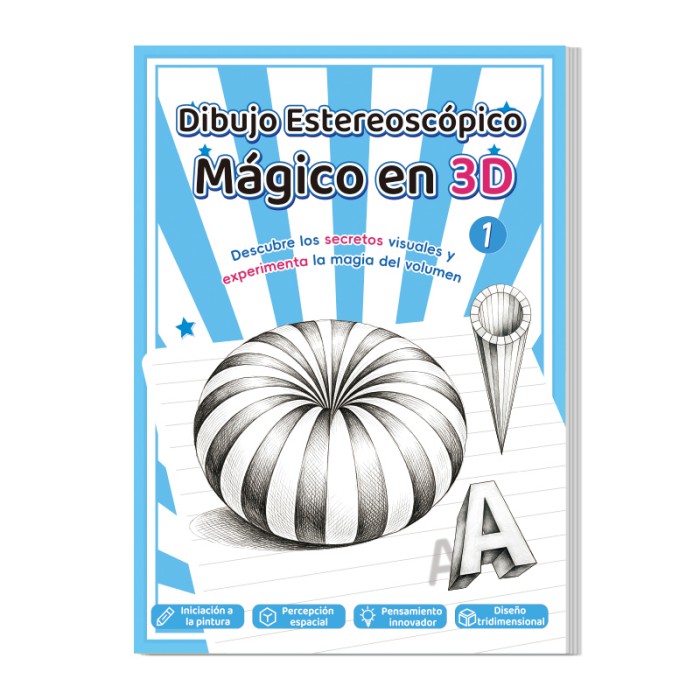 Buku Gambar Stereoscopic 3D Edisi Spanyol