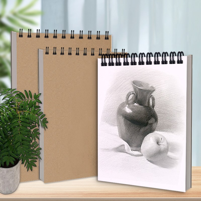 Ndhuwur Spiral Kraft Paper Sketchbook